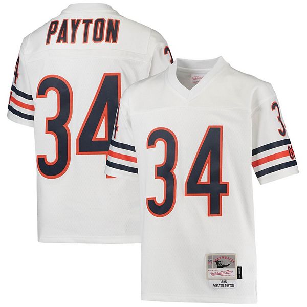 Youth Mitchell & Ness Walter Payton White Chicago Bears 1985 Retired Player  Legacy Jersey