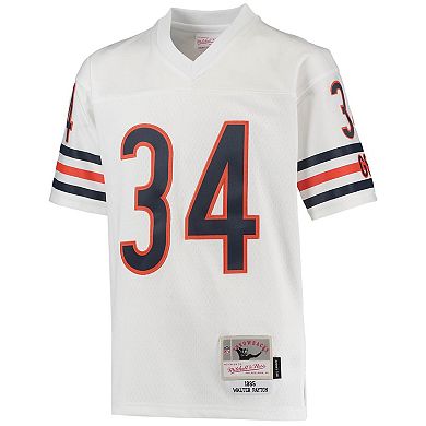 Youth Mitchell & Ness Walter Payton White Chicago Bears 1985 Retired Player Legacy Jersey