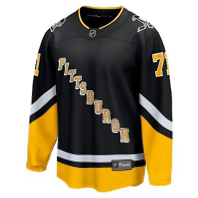 Men's Fanatics Branded Evgeni Malkin Black Pittsburgh Penguins Alternate Premier Breakaway Player Jersey