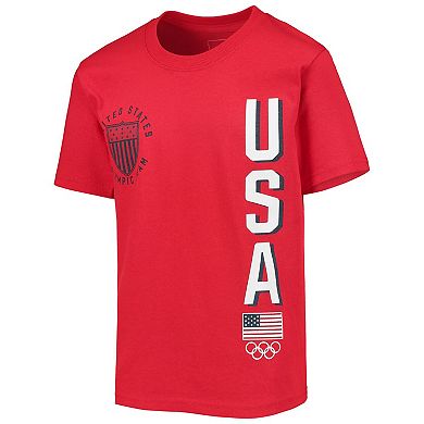 Youth Red Team USA Shield T-Shirt