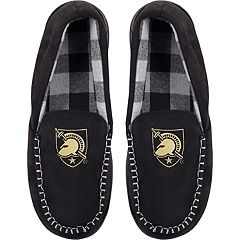 FOCO Men's Green Bay Packers Team Logo Flannel Moccasin Slippers