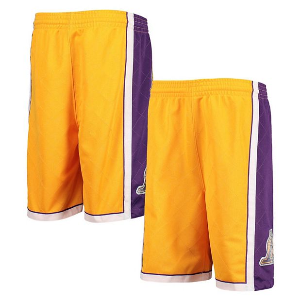 Women's Mitchell & Ness NBA 75th Gold Lakers Shorts S