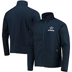 Men's Columbia Navy Dallas Cowboys Flanker III Full-Zip Jacket