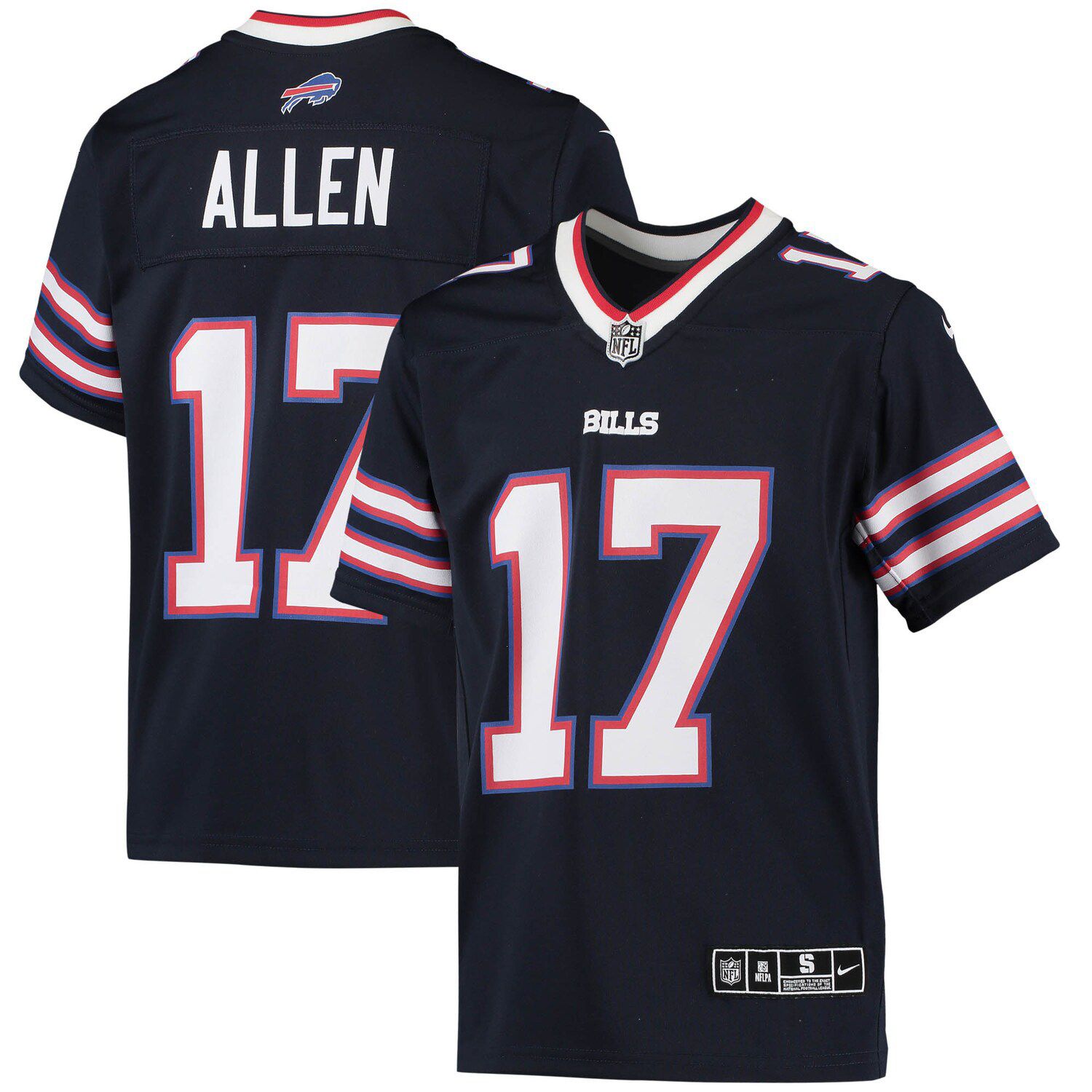 Women's Nike Josh Allen Gray Buffalo Bills Atmosphere Fashion Game Jersey Size: Small