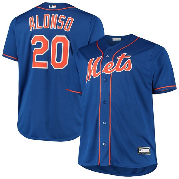 Profile Men's Pete Alonso Royal New York Mets Big & Tall Replica Player Jersey, Size: 5XB, Blue