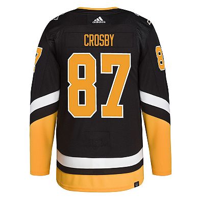 Men's adidas Sidney Crosby Black Pittsburgh Penguins Alternate Primegreen Authentic Pro Player Jersey