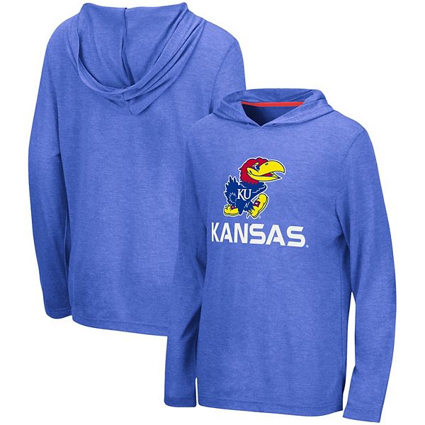 Colosseum Men's Kansas Jayhawks Royal Hoodie