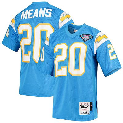 Men's Mitchell & Ness Natrone Means Powder Blue Los Angeles