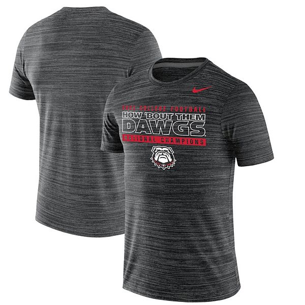 Men's Nike Heathered Charcoal Georgia Bulldogs College Football Playoff National Champions Velocity T-Shirt