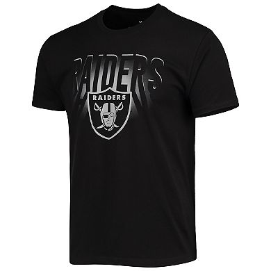 Men's Junk Food Black Las Vegas Raiders Spotlight T-Shirt