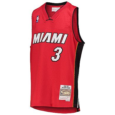 Youth Mitchell & Ness Dwyane Wade Red Miami Heat 2005/06 Hardwood Classics Swingman Jersey