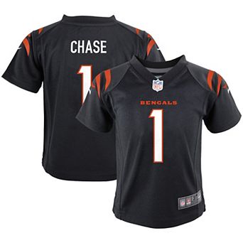 Preschool Nike Ja'Marr Chase Black Cincinnati Bengals Game Jersey