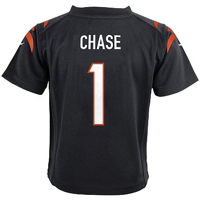 Preschool Nike Ja'Marr Chase Black Cincinnati Bengals Game Jersey