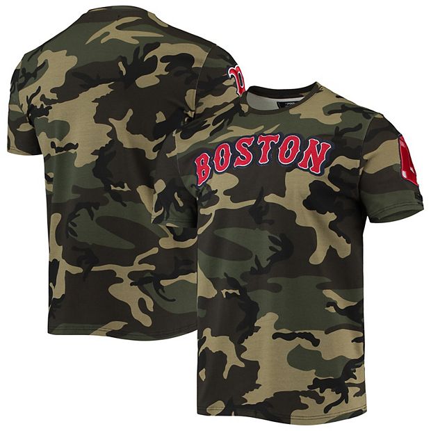 MLB Boston Red Sox Custom Name Number Special Camo Realtree Hunting T-Shirt