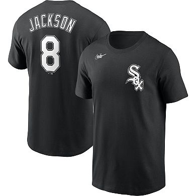 Men's Nike Bo Jackson Black Chicago White Sox Cooperstown Collection Name & Number T-Shirt