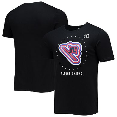 Men's Fanatics Branded Black Team USA Alpine Skiing T-Shirt