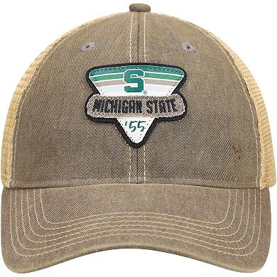Men's Gray Michigan State Spartans Legacy Point Old Favorite Trucker Snapback Hat