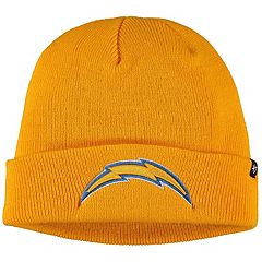 LOS ANGELES CHARGERS NFL UNCUFFED KNIT BEANIE CAP HAT NWT! MANY