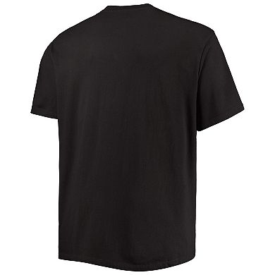 Men's Champion Black Ohio State Buckeyes Big & Tall Arch Over Wordmark T-Shirt