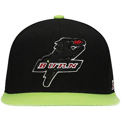 Men's Mitchell & Ness Black FC Dallas Historic Logo Since '96 Two-Tone Snapback Hat