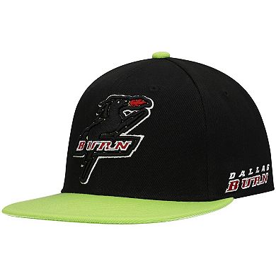Men's Mitchell & Ness Black FC Dallas Historic Logo Since '96 Two-Tone Snapback Hat