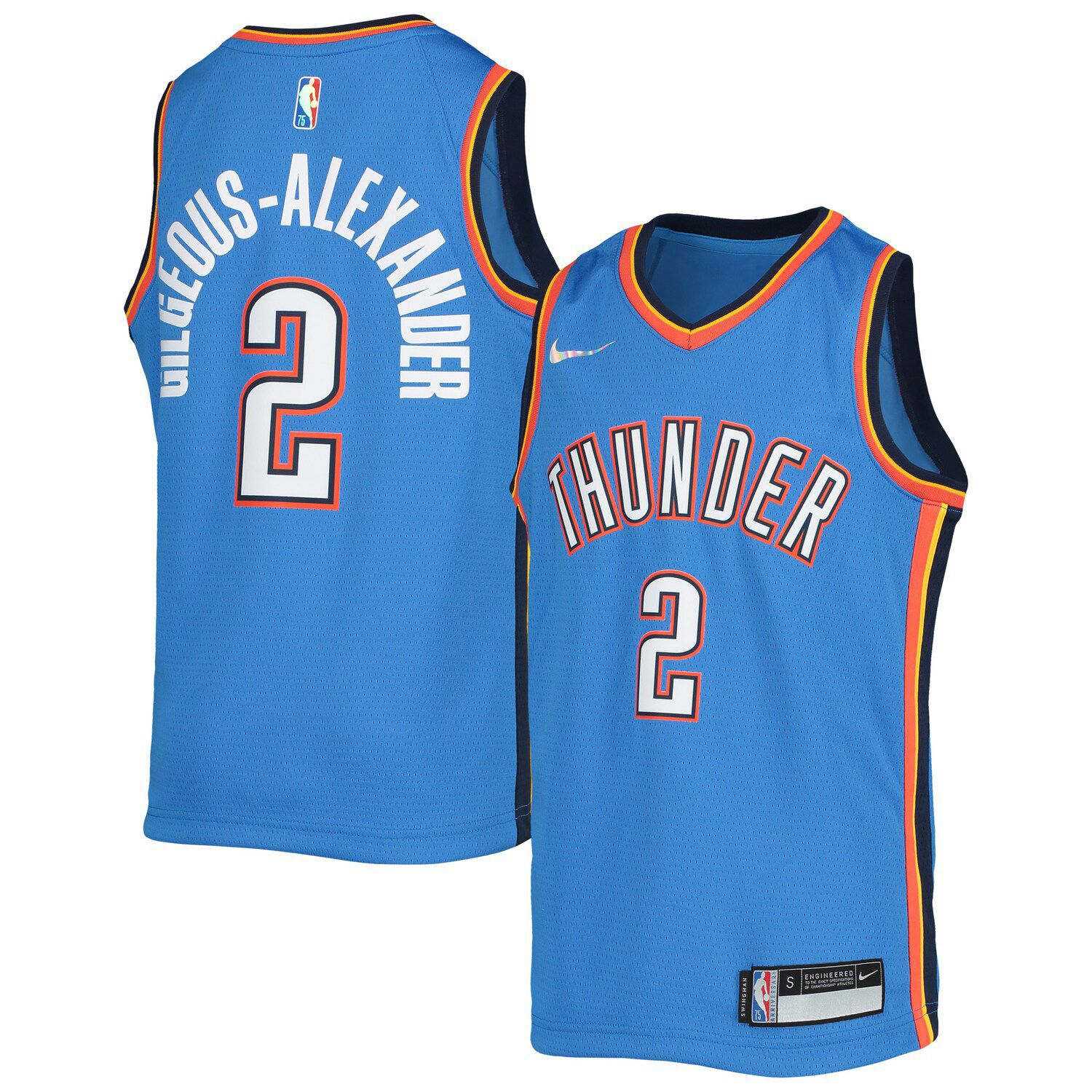 gilgeous alexander jersey