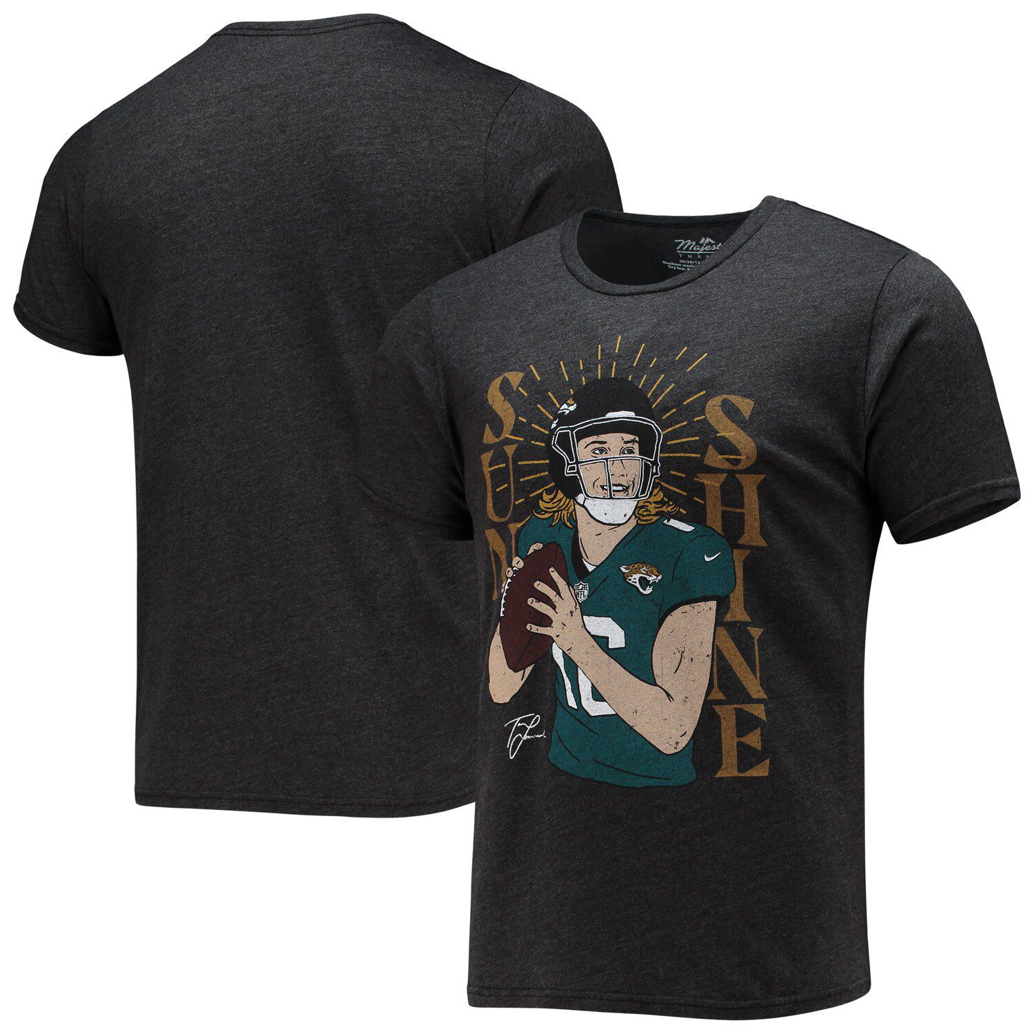 Women's Fanatics Branded Trevor Lawrence Teal Jacksonville Jaguars Player  Icon V-Neck T-Shirt