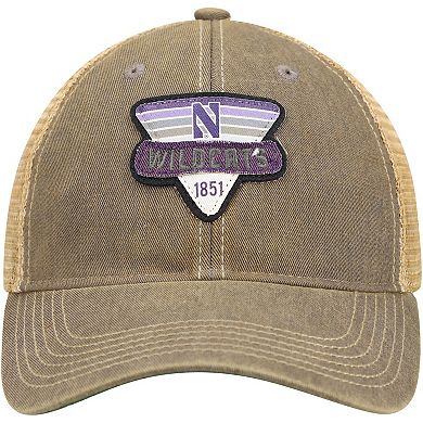 Men's Gray Northwestern Wildcats Legacy Point Old Favorite Trucker Snapback Hat