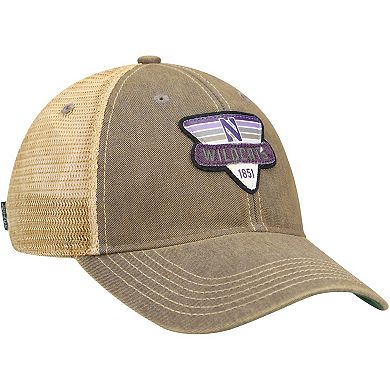 Men's Gray Northwestern Wildcats Legacy Point Old Favorite Trucker Snapback Hat