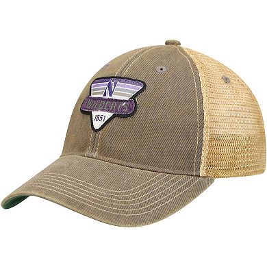 Men's Gray Northwestern Wildcats Legacy Point Old Favorite Trucker Snapback Hat