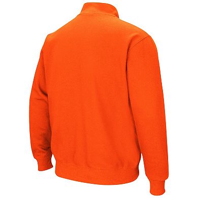 Men's Colosseum Orange Syracuse Orange Tortugas Team Logo Quarter-Zip Jacket