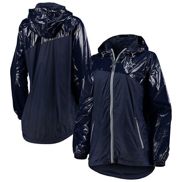 Women's G-III 4Her by Carl Banks White/Navy Dallas Cowboys New Star Quilted  Full-Zip Jacket