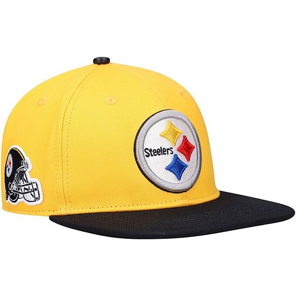 Men's Pittsburgh Steelers Pro Standard White/Black 2Tone Snapback Hat