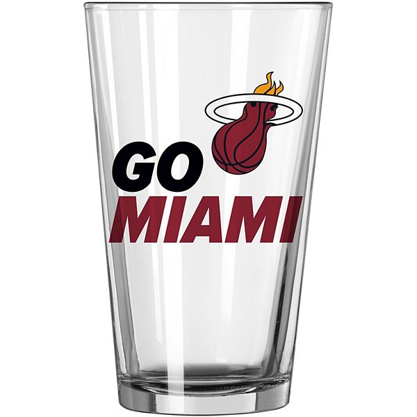 Miami Heat 16oz. Team Slogan Pint Glass