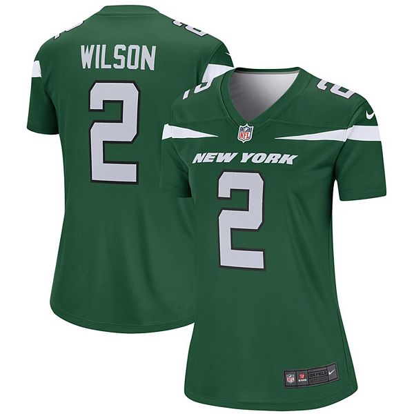 Nike Zach Wilson Gotham Green New York Jets Game Jersey for Men