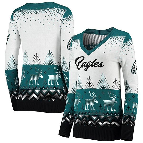eagles christmas sweater with lights