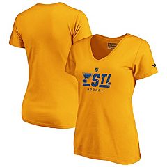 Men's Fanatics Branded Gold St. Louis Blues Authentic Pro Secondary Replen Long Sleeve T-Shirt