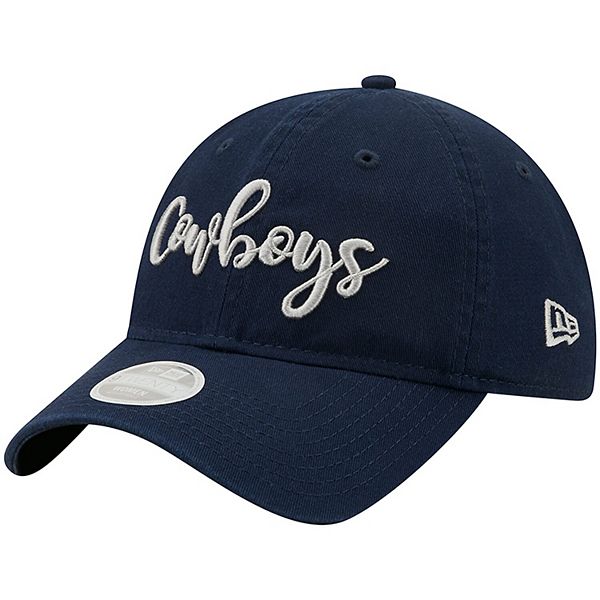 Women's Dallas Cowboys New Era Black Leopard Flect 2 9TWENTY Adjustable Hat