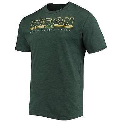 Men's Concepts Sport Heathered Charcoal/Green NDSU Bison Meter T-Shirt & Pants Sleep Set