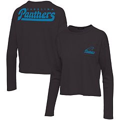 Lids Carolina Panthers Fanatics Branded Women's Spirit Jersey Lace-Up  V-Neck Long Sleeve T-Shirt - Black