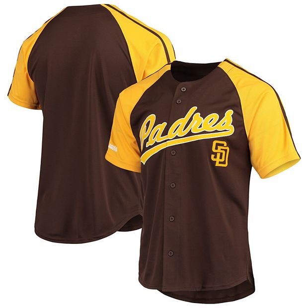 San Diego PADRES Stiched Jersey Black & Gold Size L Large