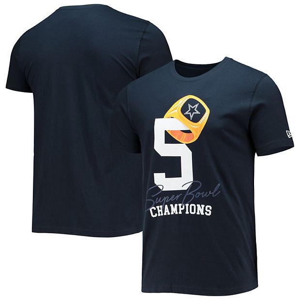 Women's New Era Navy Dallas Cowboys Historic Champs T-Shirt Size: Medium