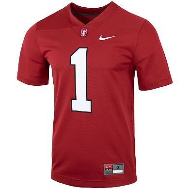 Men's Nike #1 Cardinal Stanford Cardinal Untouchable Football Jersey