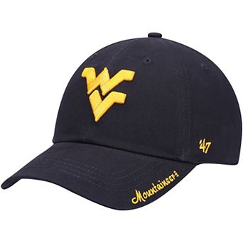 Women's '47 Navy West Virginia Mountaineers Miata Clean Up Logo Adjustable Hat