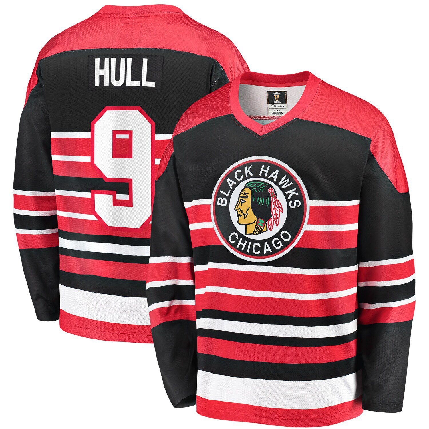 Men's Fanatics Branded Bobby Hull Red Chicago Blackhawks Premier ...