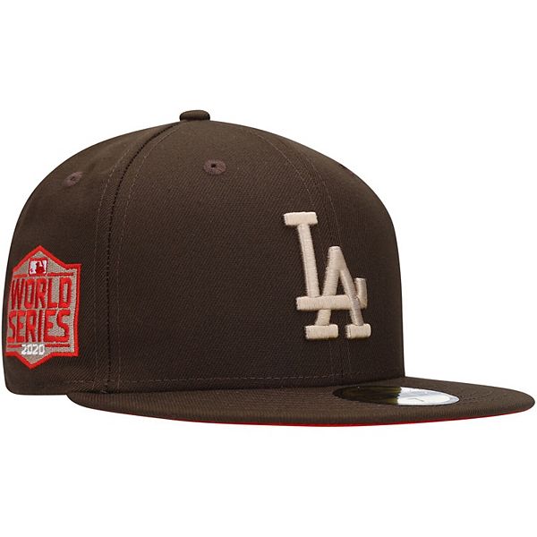 Los Angeles Dodgers Word Drop Collection 2020 World Series Fitted Hat 7 5/8