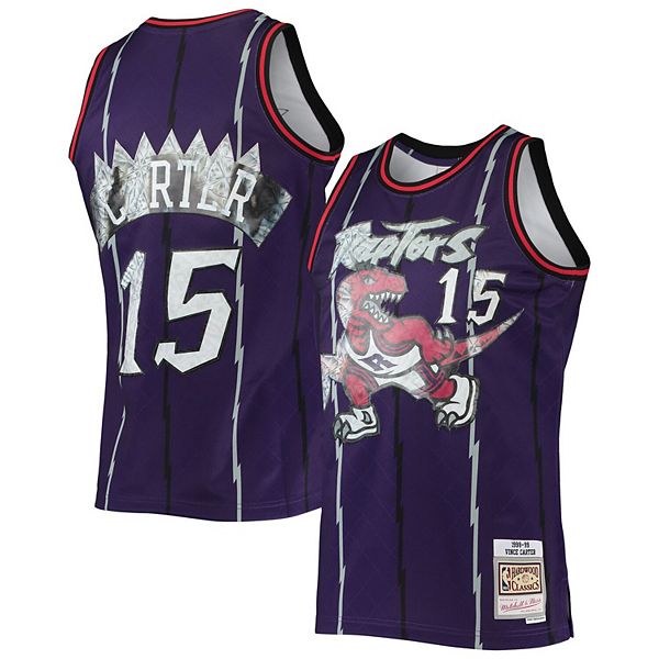 Men's Mitchell & Ness Vince Carter Purple Toronto Raptors 1998-99