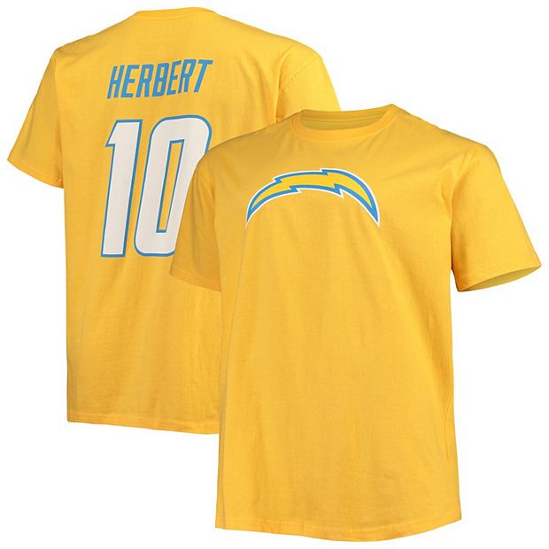 Los Angeles Chargers Alternate Name & Number Long Sleeve T-Shirt - Justin  Herbert - Mens