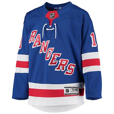 Youth Alexis Lafreniere Blue New York Rangers Home Premier Player Jersey