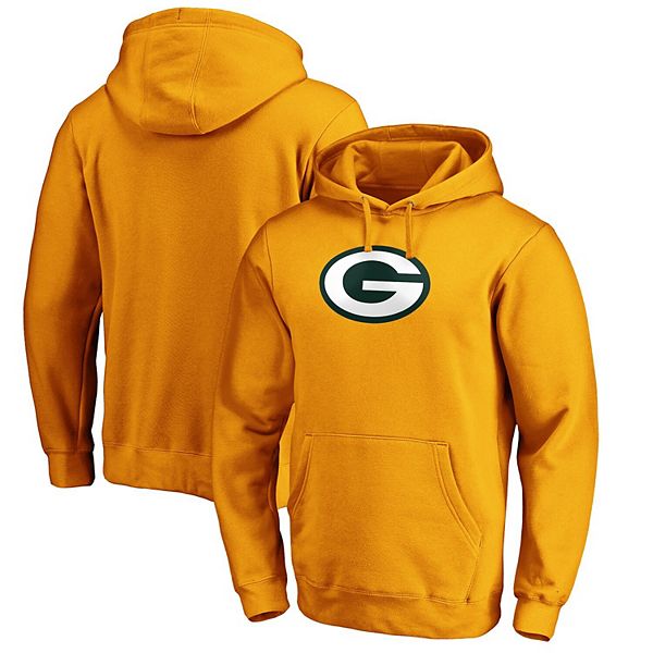 Fanatics Branded Men's Green Bay Packers Green Team Logo Graphic Long Sleeve Hoodie